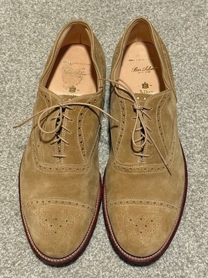 Alden 51645F Tan Suede Medallion Tip Bal