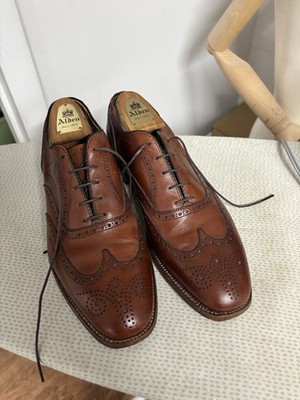 Alden 96081 Brown Calfskin Short Wing Tip Blucher