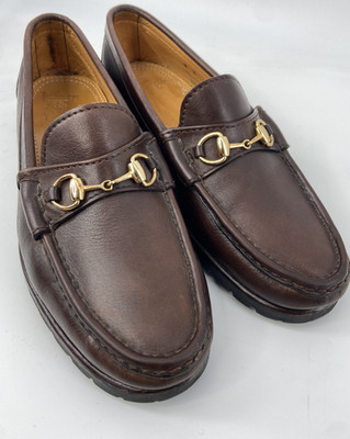 Alden H466 Dark Brown Calfskin Horse Bit Loafer
