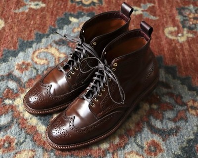 Alden D0807 Color 4 Shell Cordovan Wing Tip Boot