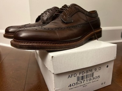 Alden 976 Brown Calfskin Long Wing Blucher