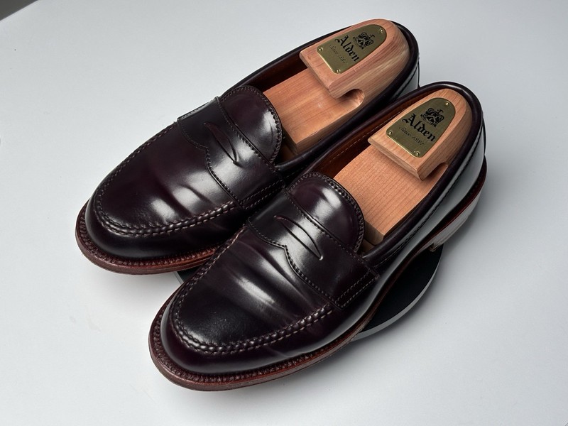 Alden D6207 Color 8 Shell Cordovan LHS / Penny Loafer | Alden