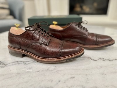 Alden D1514C Brown Scotch Grain Perforated Straight Tip Blucher