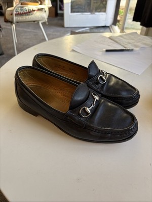 Alden H467 Black Calfskin Horse Bit Loafer