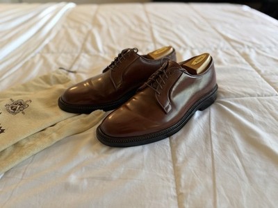 Alden 9900 Ravello Shell Cordovan Plain Toe Blucher