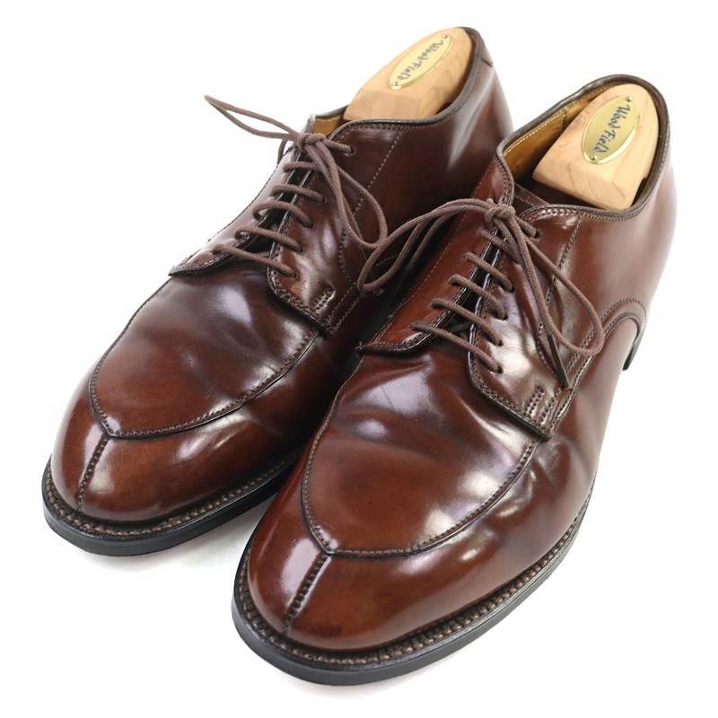 メ*7様 【超極上】ALDEN/54321/ShellCordovan/シューツ Alden 54321 Color 8 Shell Cordovan V-Tip Blucher | Alden Model Project