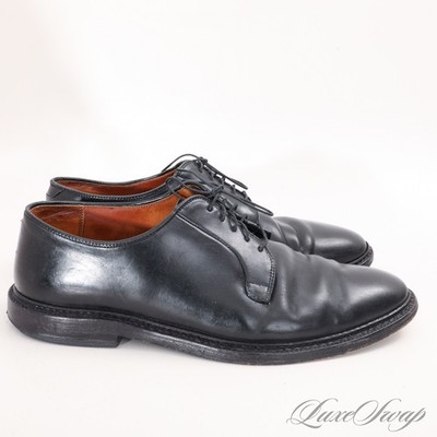 Alden 9901Y Black Shell Cordovan Plain Toe Blucher | Alden Model