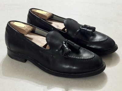 Alden 3695F Black Calfskin Tassel Loafer