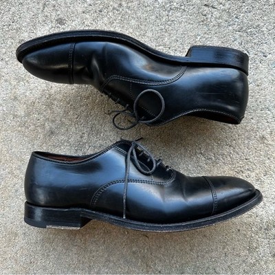 Alden 9071 Black Shell Cordovan Straight Tip Bal