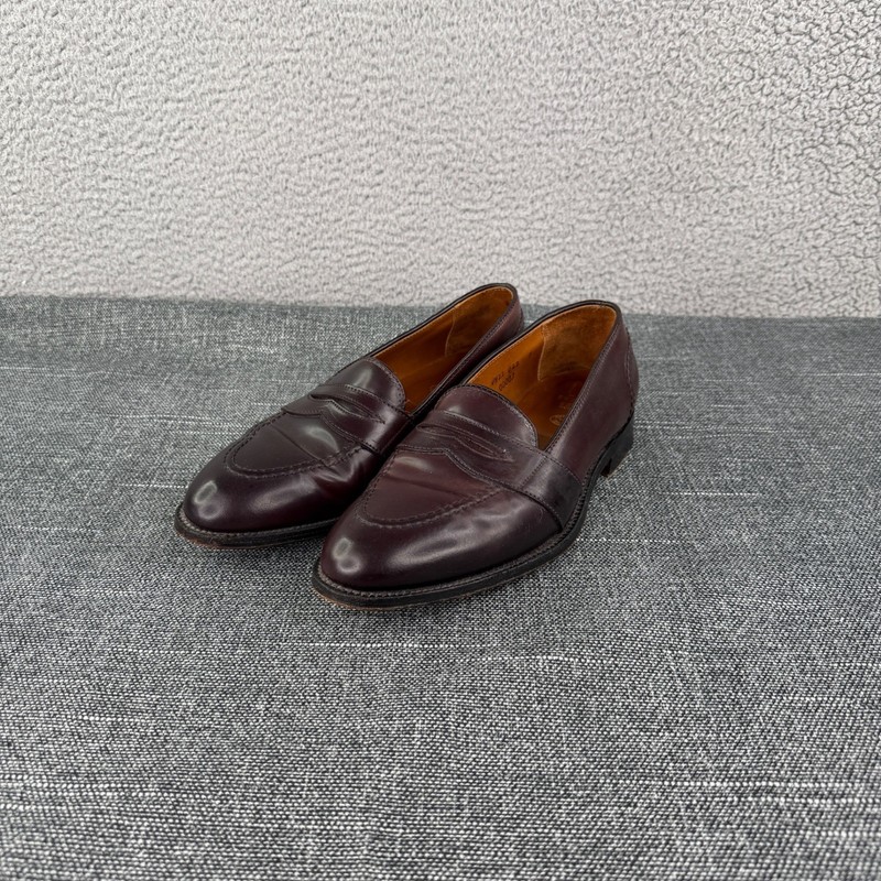 Alden 00003 Color 8 Shell Cordovan Full Strap Loafer | Alden Model