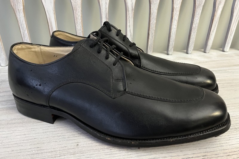 Alden 757 Black Antiqued Calf Apron Toe Blucher | Alden Model Project