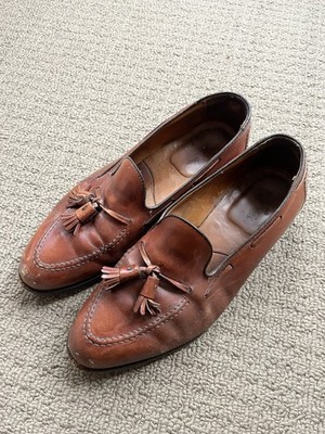 Alden 00021 Burnished Tan Calfskin Tassel Loafer