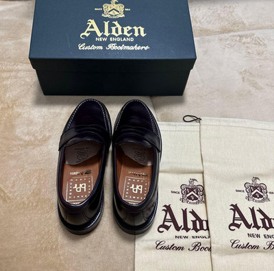 Alden 99161 Color 8 Shell Cordovan LHS / Penny Loafer