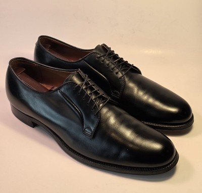 Alden 655 Black Calfskin Plain Toe Blucher