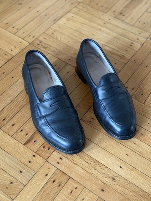 Alden 9695F Black Calfskin LHS / Penny Loafer