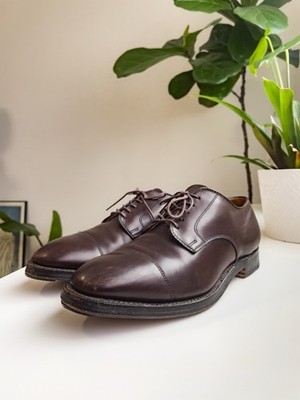 Alden 00063 Brown Calfskin Straight Tip Blucher