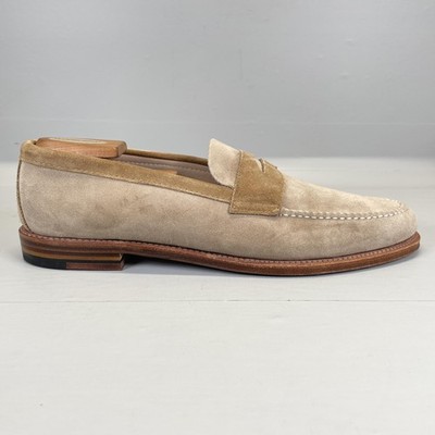 Alden D0216 Milkshake and Tan Suede LHS / Penny Loafer