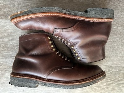 Alden D1848H Brown Chromexcel Plain Toe Boot