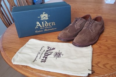 Alden 9794 Snuff Suede Long Wing Blucher