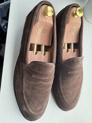 Alden 9697F Dark Brown Suede LHS / Penny Loafer