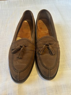 Alden 606 Brown Nubuck Tassel Loafer