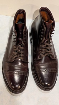 Alden 39628H Color 8 Shell Cordovan Perforated Cap Toe Boot