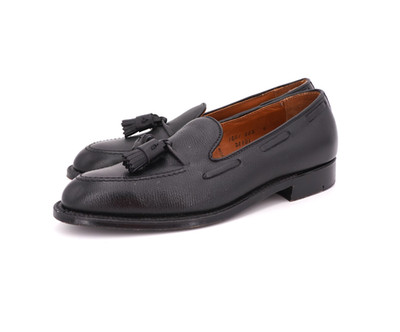 靴 Alden 660 Black Tassle Loafers 660 Tassel Moccasin Loafer (Black Calf) – The Alden Shop