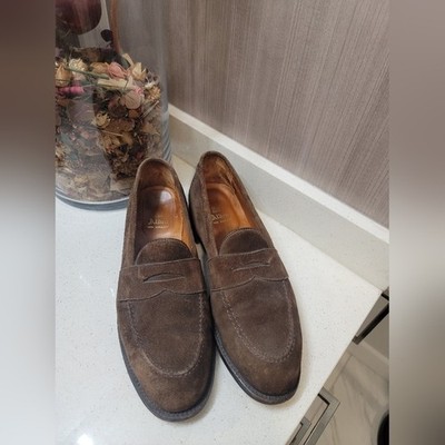 Alden 9697F Dark Brown Suede LHS / Penny Loafer