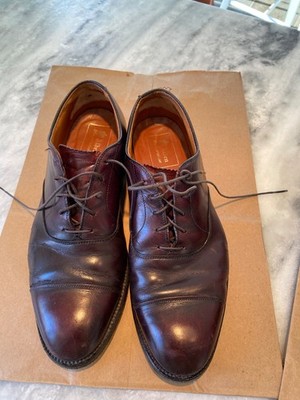 Alden 906 Burgundy Calfskin Straight Tip Bal