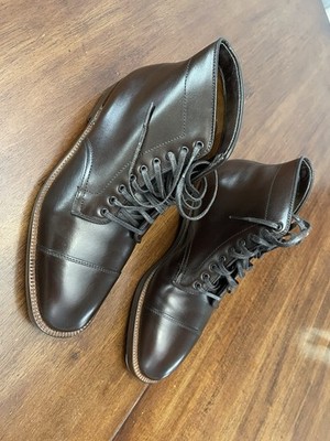 Alden 3912 Dark Brown Calfskin Cap Toe Boot
