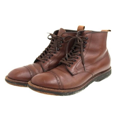 Alden 86910H Brown Alpine Grain Perforated Cap Toe Boot