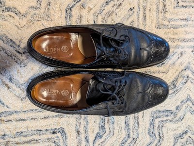 Alden 679 Black Alpine Grain Long Wing Blucher