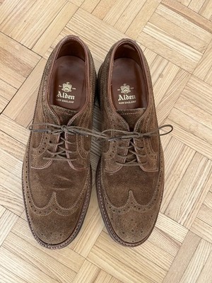 Alden D7517C Snuff Suede Long Wing Blucher