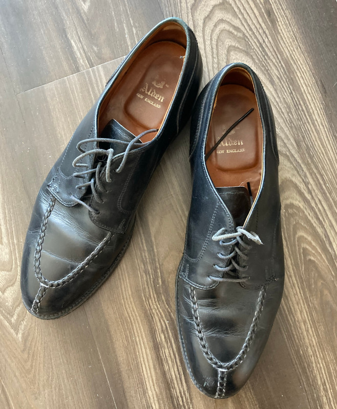 Alden 961 Black Calfskin Norwegian Front Blucher | Alden Model Project