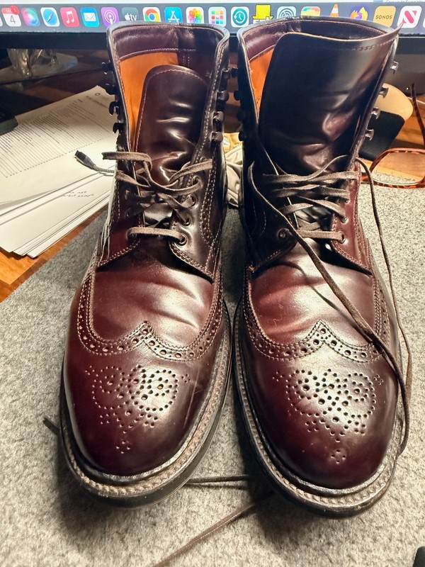 Alden 4461HC Color 8 Shell Cordovan Wing Tip Boot | Alden Model