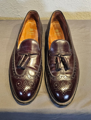 Alden 553 Burgundy Calfskin Tassel Loafer