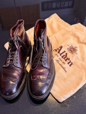 Alden 4461HC Color 8 Shell Cordovan Wing Tip Boot | Alden Model