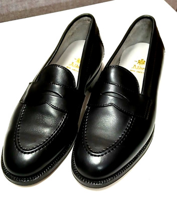 Alden 9695F Black Calfskin LHS / Penny Loafer