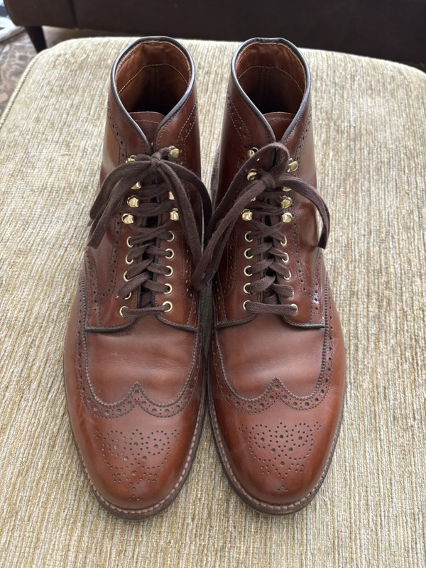 Alden D9854H Madison Brown Calfskin Wing Tip Boot | Alden Model