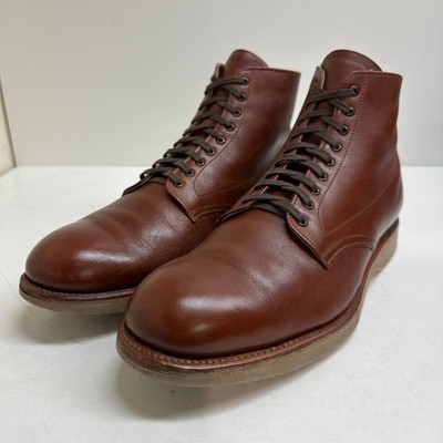 Alden 306 Brown Calfskin Plain Toe Boot
