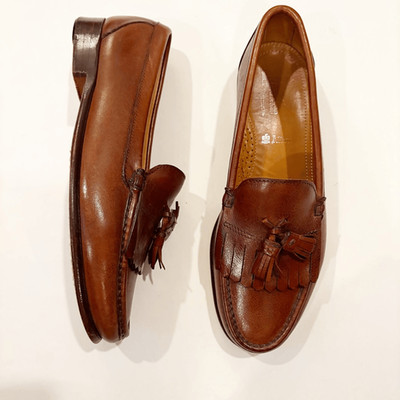 Alden H445 Cognac Calfskin Tassel Loafer