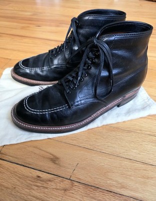 Alden 401 Black Workboot Calf Indy Boot