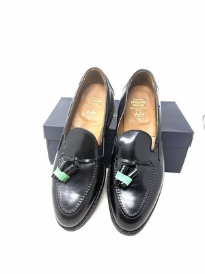 Alden 1300 Black Shell Cordovan Tassel Loafer
