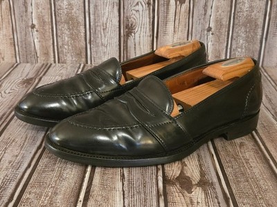Alden 06606 Black Shell Cordovan Full Strap Loafer