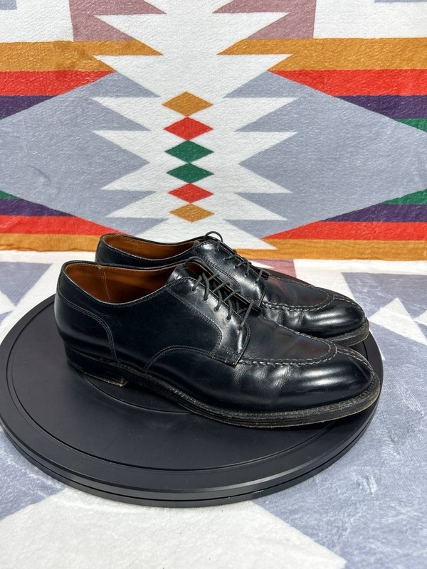 Alden 961 Black Calfskin Norwegian Front Blucher | Alden Model Project