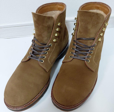 Alden 46054H Snuff Suede Plain Toe Boot