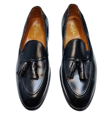 Alden 1101 Black Calfskin Tassel Loafer