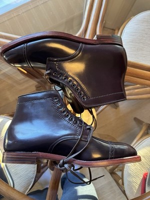 Alden D8832 Color 8 Shell Cordovan Perforated Cap Toe Boot