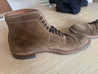 Alden 4511HC Snuff Suede Plain Toe Boot
