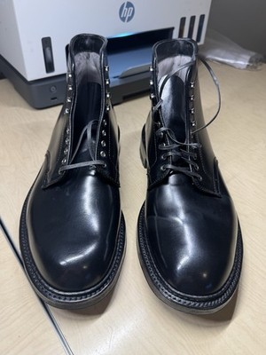 Alden D9849HC Black Shell Cordovan Plain Toe Boot | Alden Model